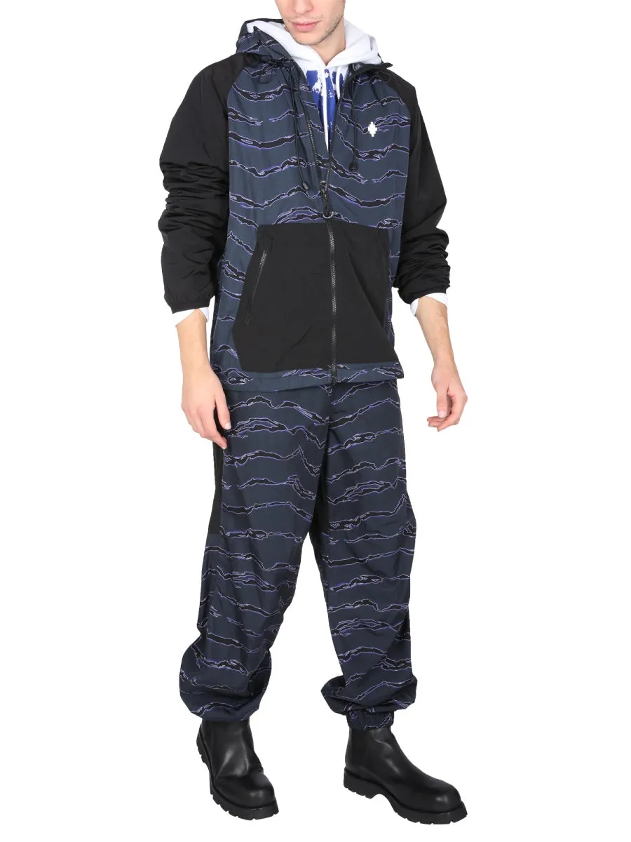 Marcelo Burlon County Of Milan Cross Print Windbreaker Jacket