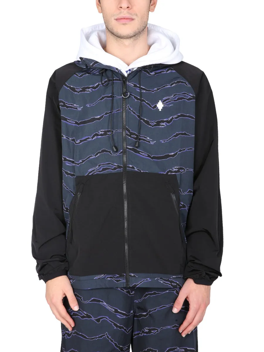 Marcelo Burlon County Of Milan Cross Print Windbreaker Jacket