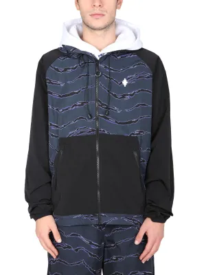 Marcelo Burlon County Of Milan Cross Print Windbreaker Jacket