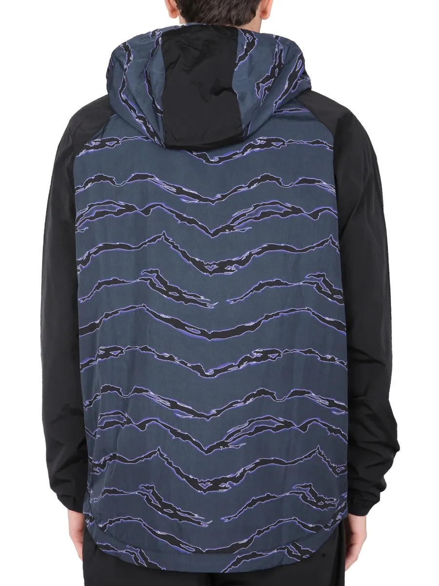 Marcelo Burlon County Of Milan Cross Print Windbreaker Jacket