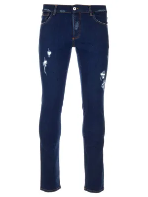 Marcelo Burlon County Of Milan Distressed Slim-Fit Jeans