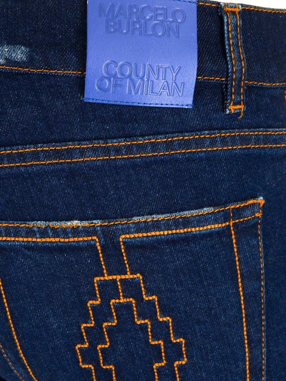 Marcelo Burlon County Of Milan Distressed Slim-Fit Jeans