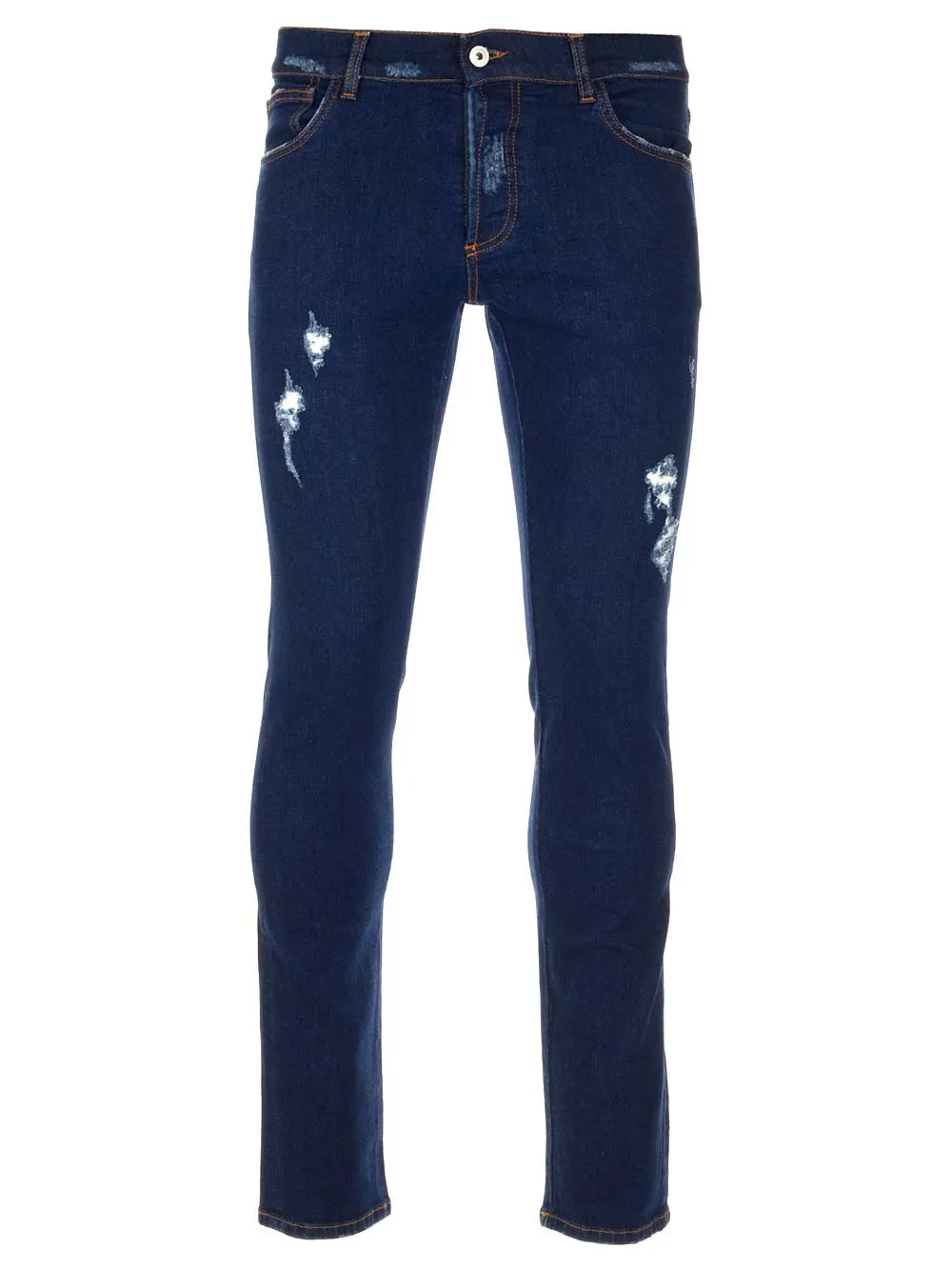 Marcelo Burlon County Of Milan Distressed Slim-Fit Jeans