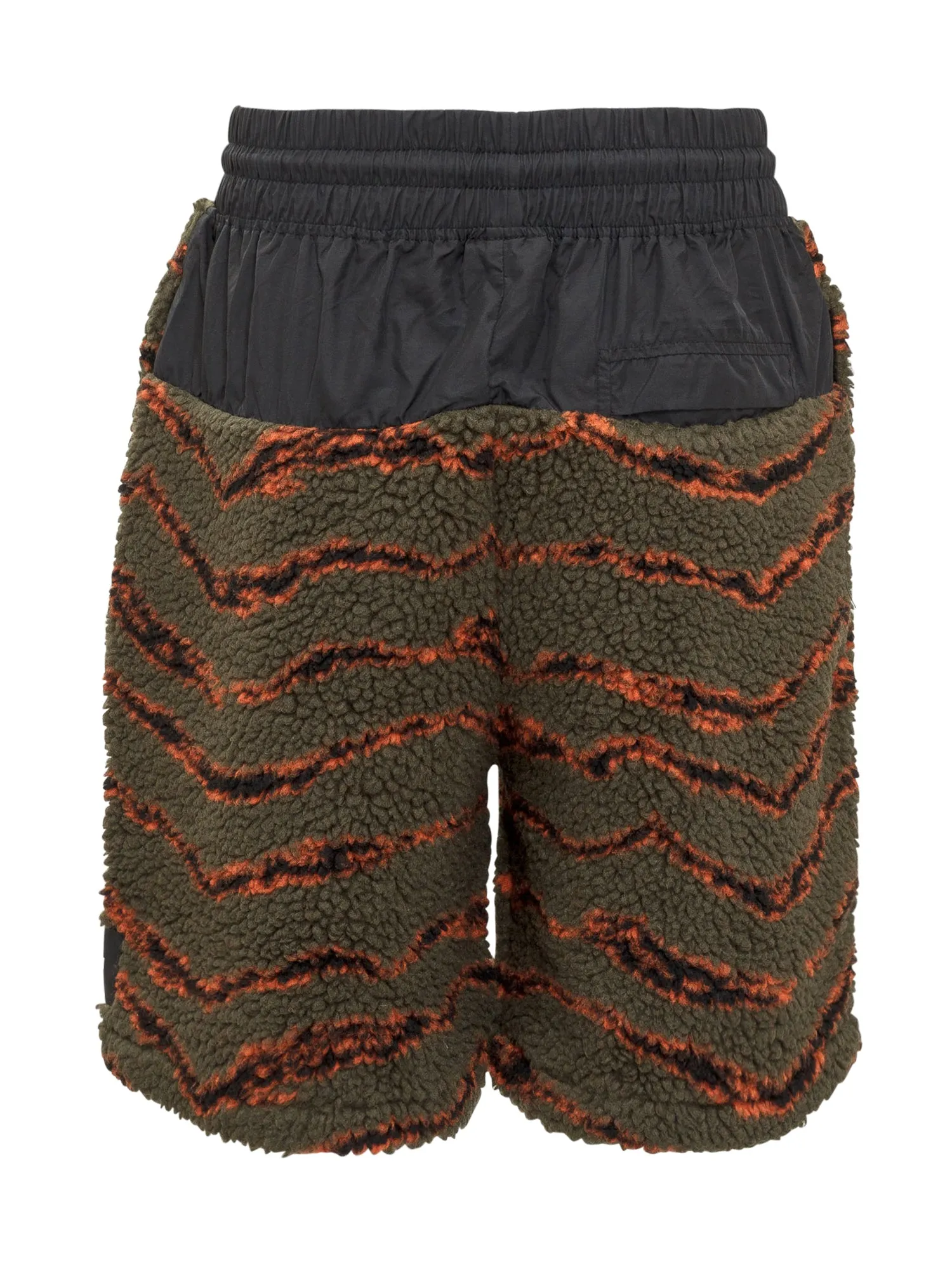 Marcelo Burlon County Of Milan Logo Patch Striped Shorts