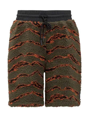 Marcelo Burlon County Of Milan Logo Patch Striped Shorts