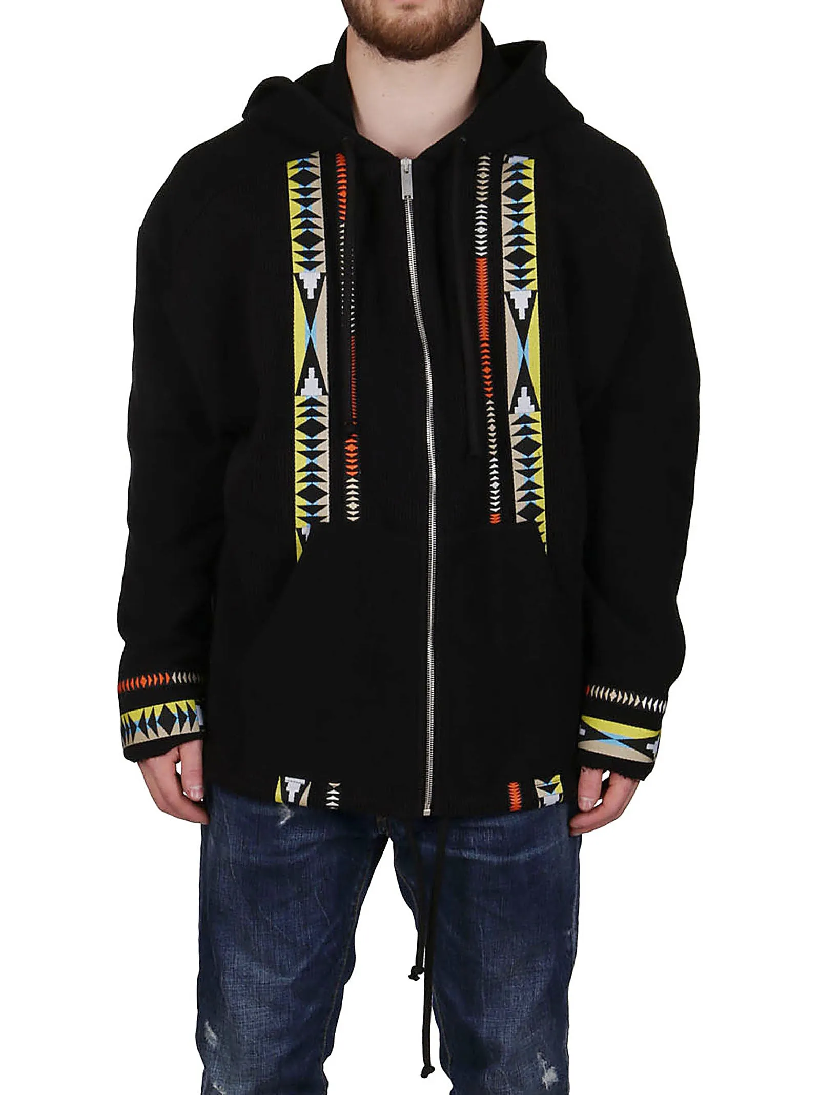 Marcelo Burlon County Of Milan Pattern Motif Hooded Jacket
