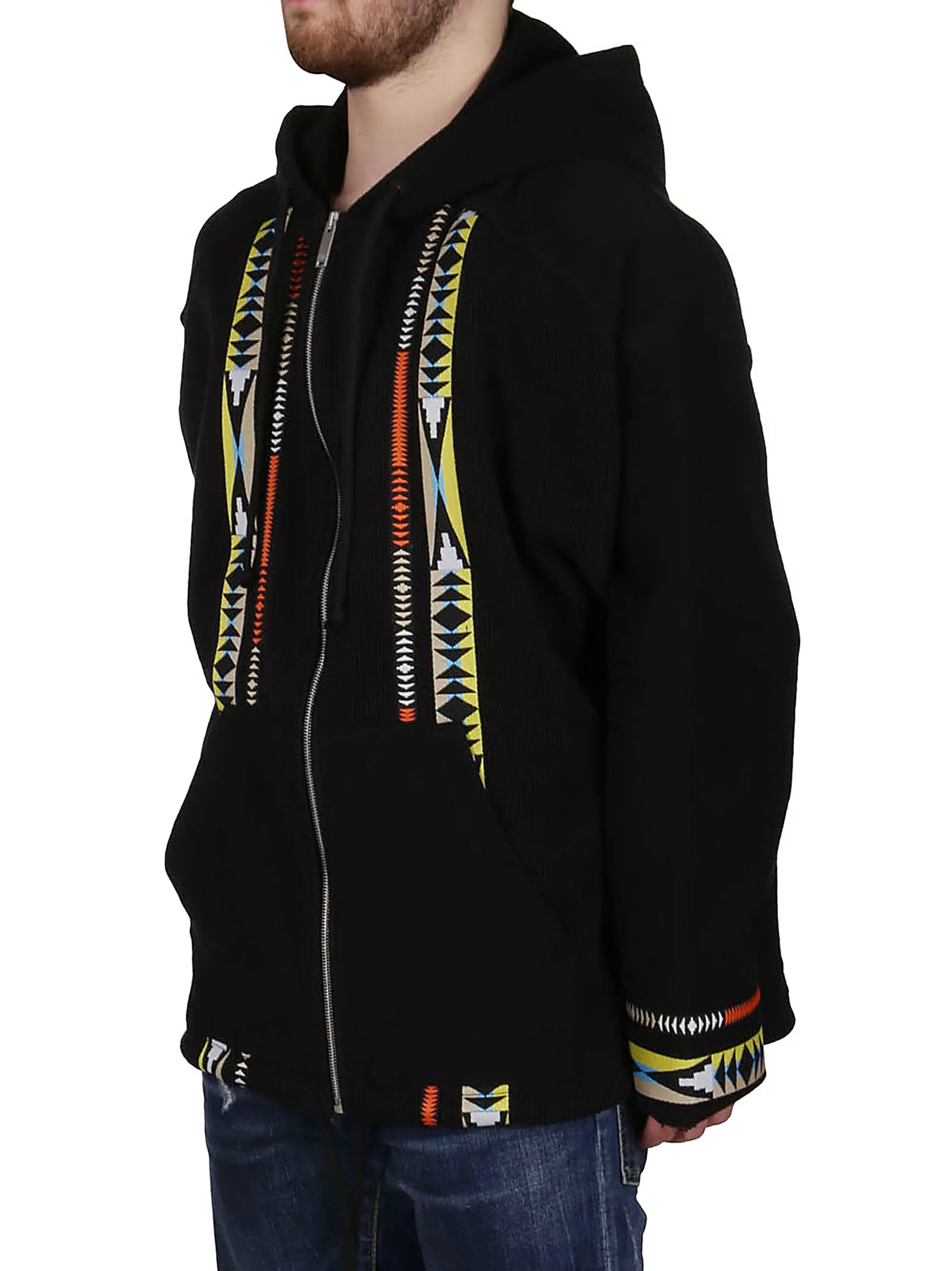 Marcelo Burlon County Of Milan Pattern Motif Hooded Jacket