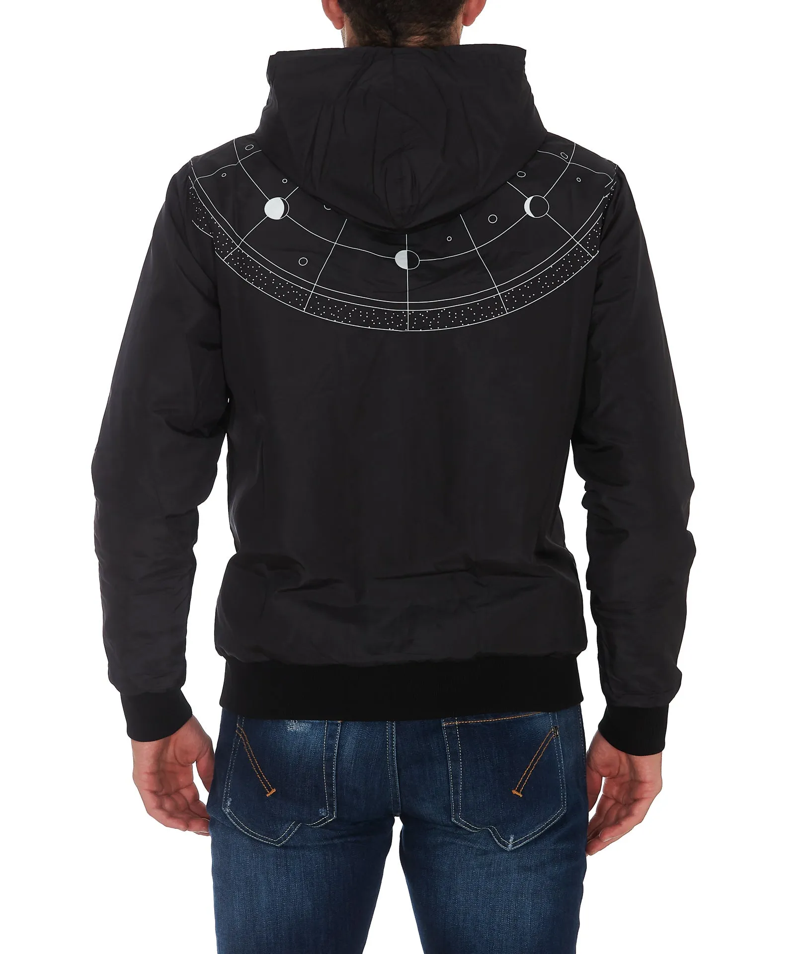 Marcelo Burlon County Of Milan Semi Circle Hooded Jacket