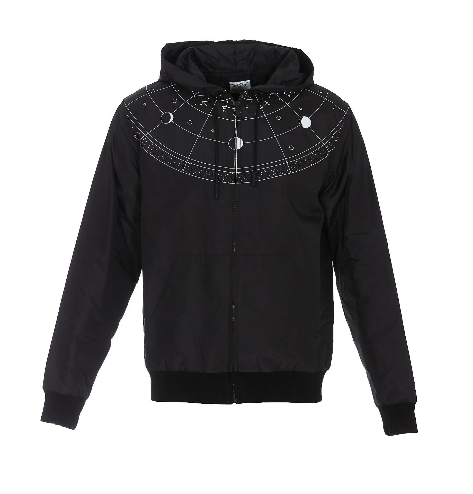 Marcelo Burlon County Of Milan Semi Circle Hooded Jacket