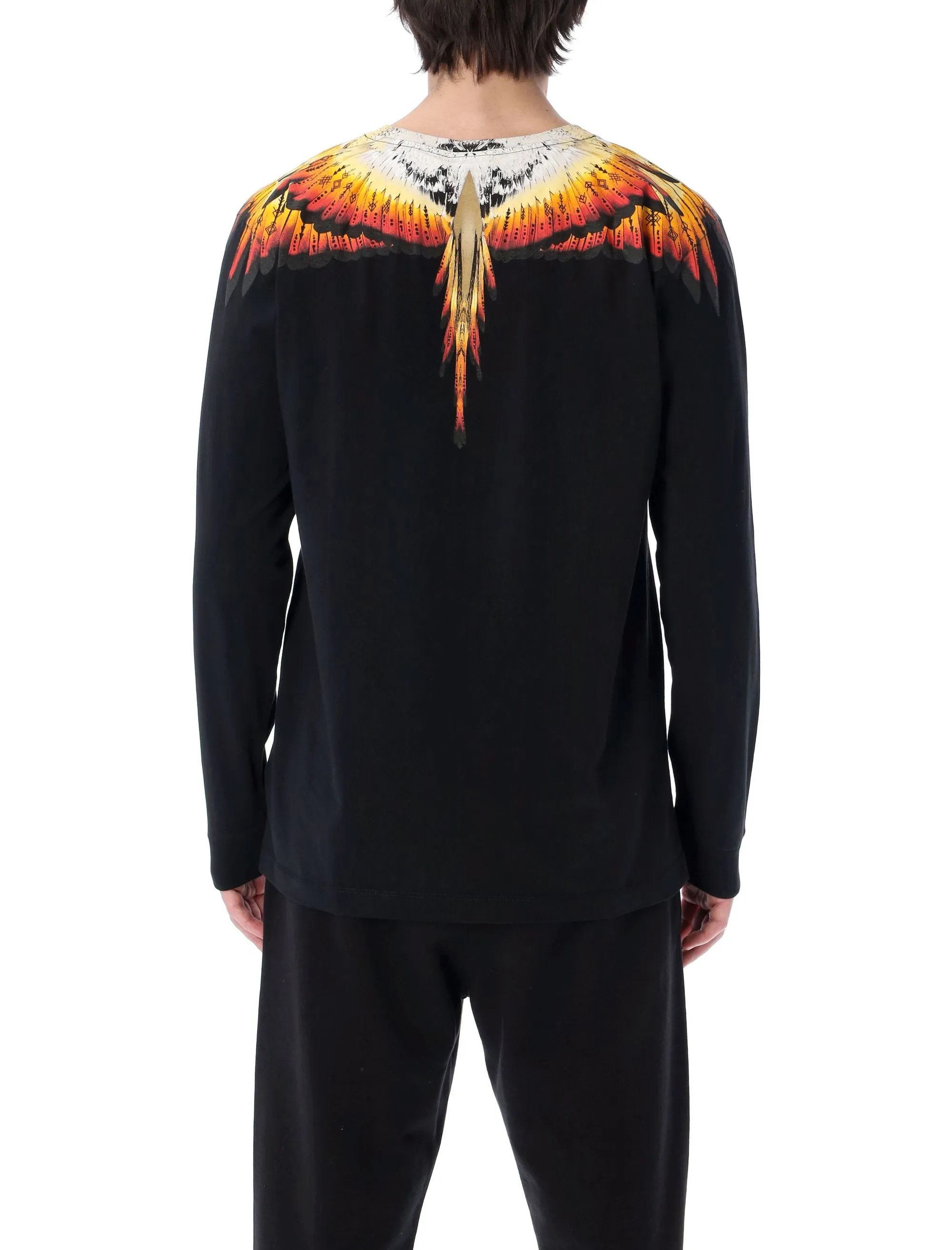 Marcelo Burlon County Of Milan Wings Printed Crewneck T-Shirt