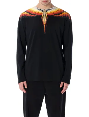Marcelo Burlon County Of Milan Wings Printed Crewneck T-Shirt