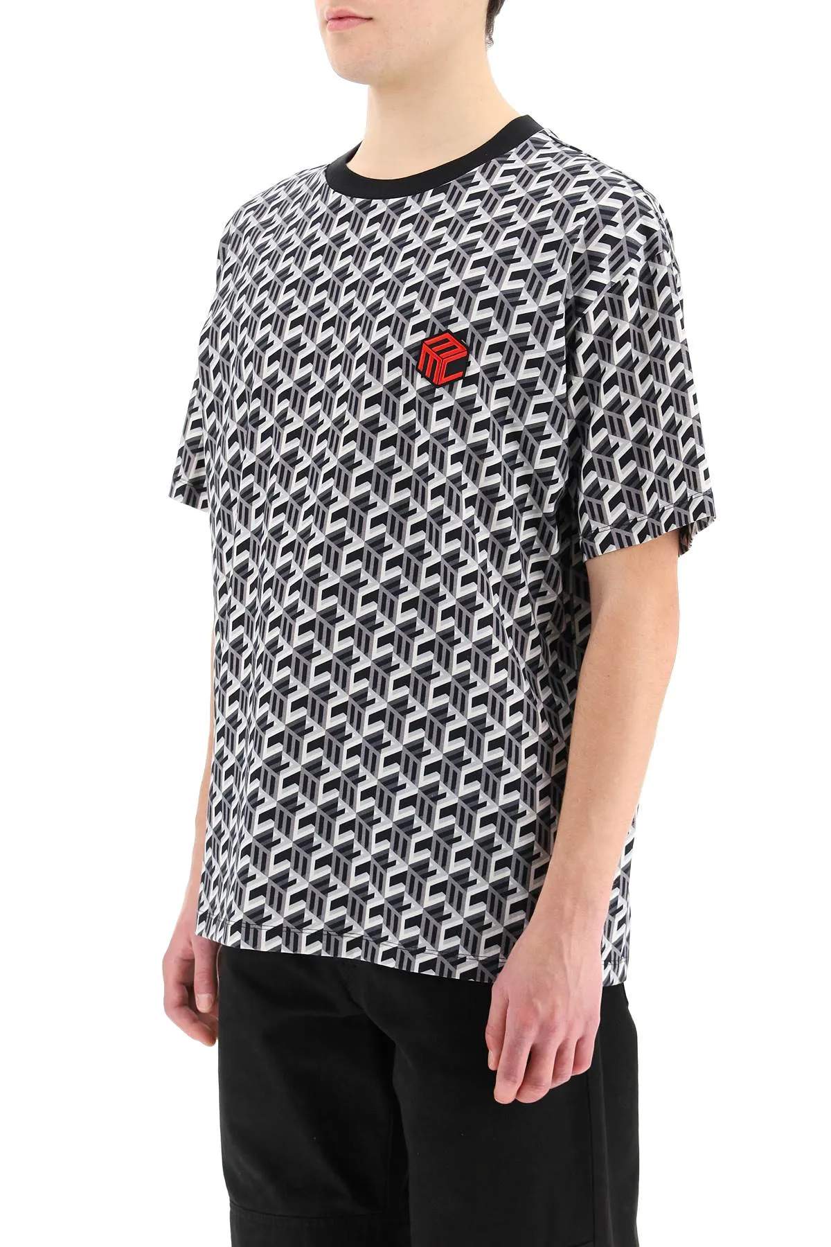 MCM Monogram Printed Crewneck T-Shirt