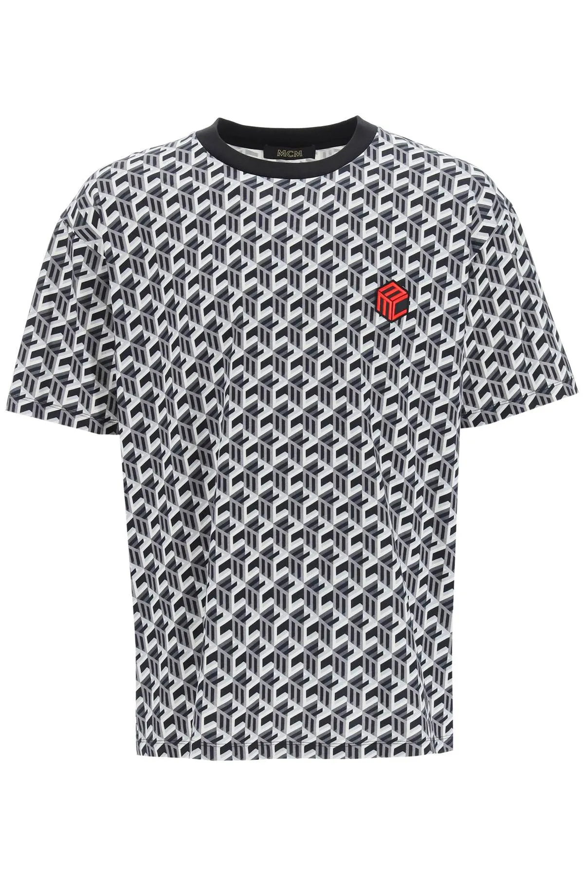 MCM Monogram Printed Crewneck T-Shirt
