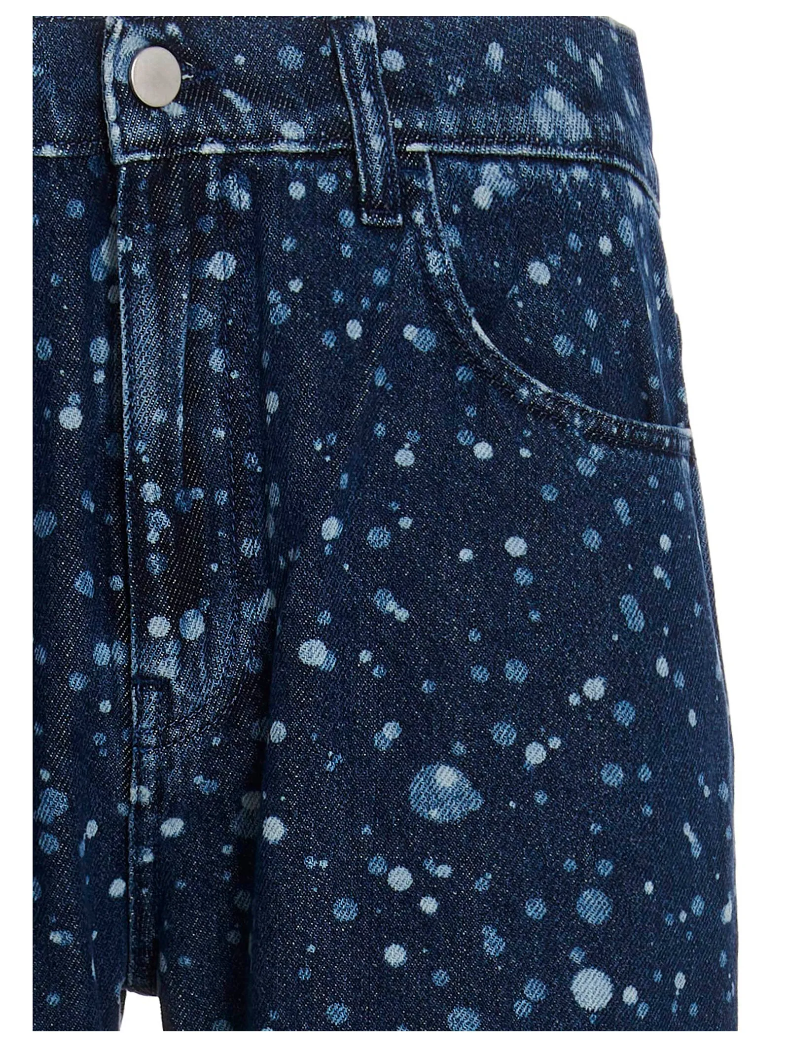 McQ Alexander McQueen Paint Splatter Printed Jeans