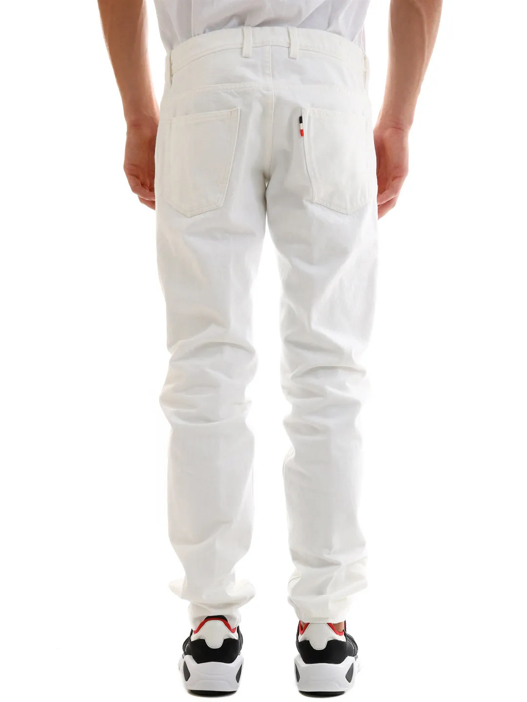 Moncler 1952 Logo Tag Straight Jeans
