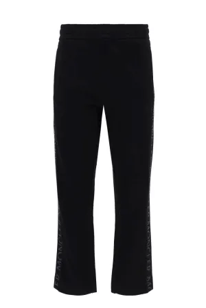 Moncler Logo Printed Straight Leg Pants