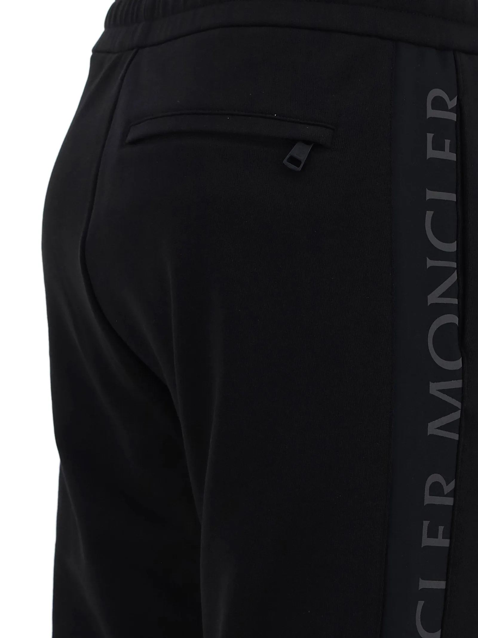 Moncler Logo Printed Straight Leg Pants