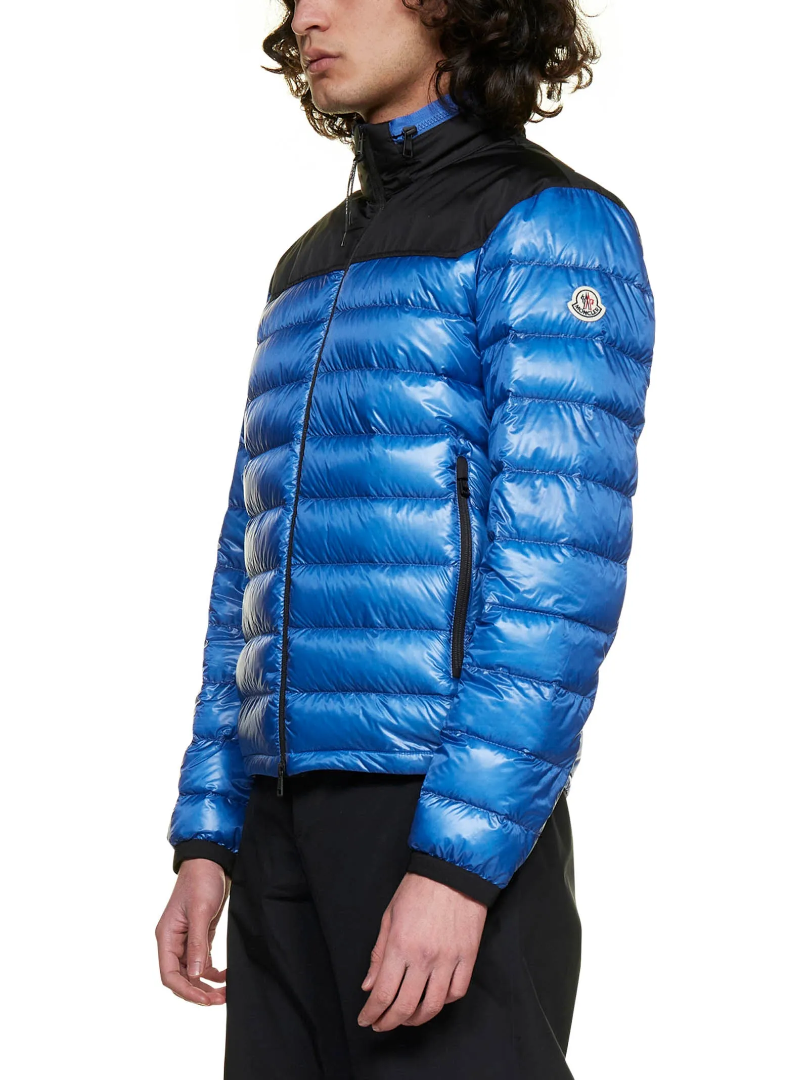 Moncler Panelled High-Neck Puffer Jacket