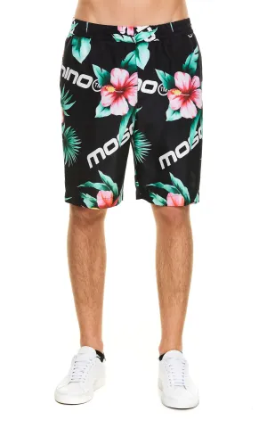 Moschino Hibiscus Printed Bermuda Shorts