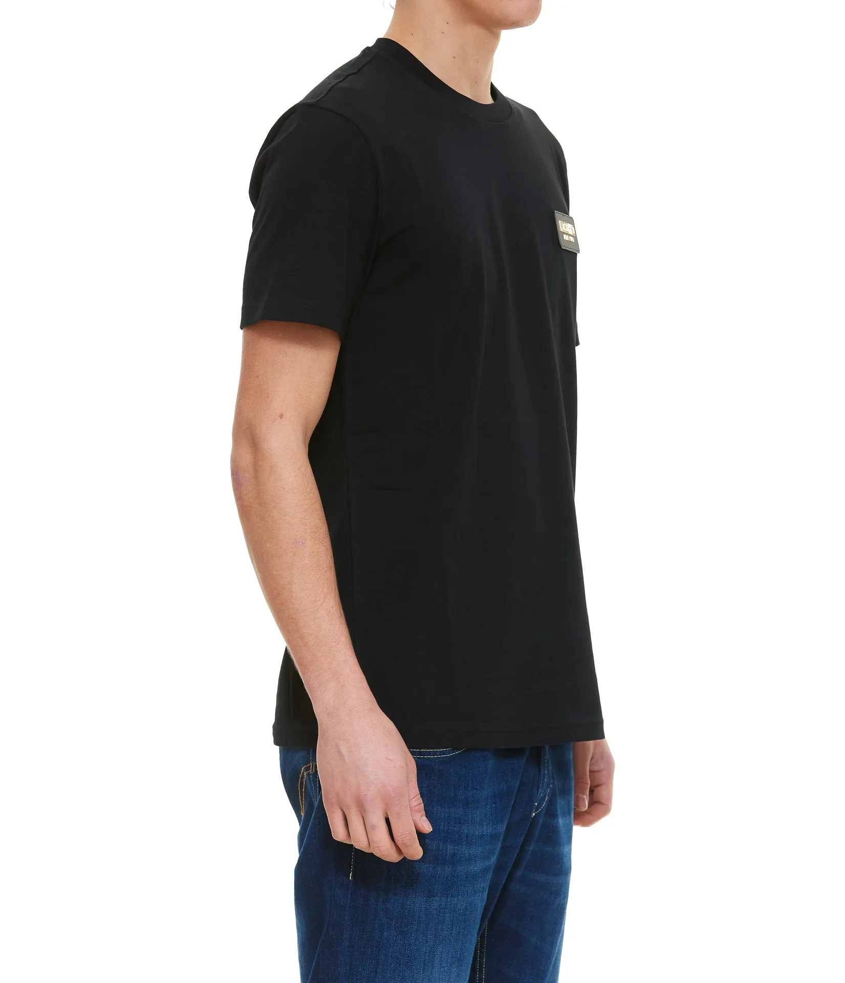 Moschino Logo Patch Crewneck T-Shirt