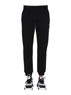 Moschino Logo Patch Jogging Pants