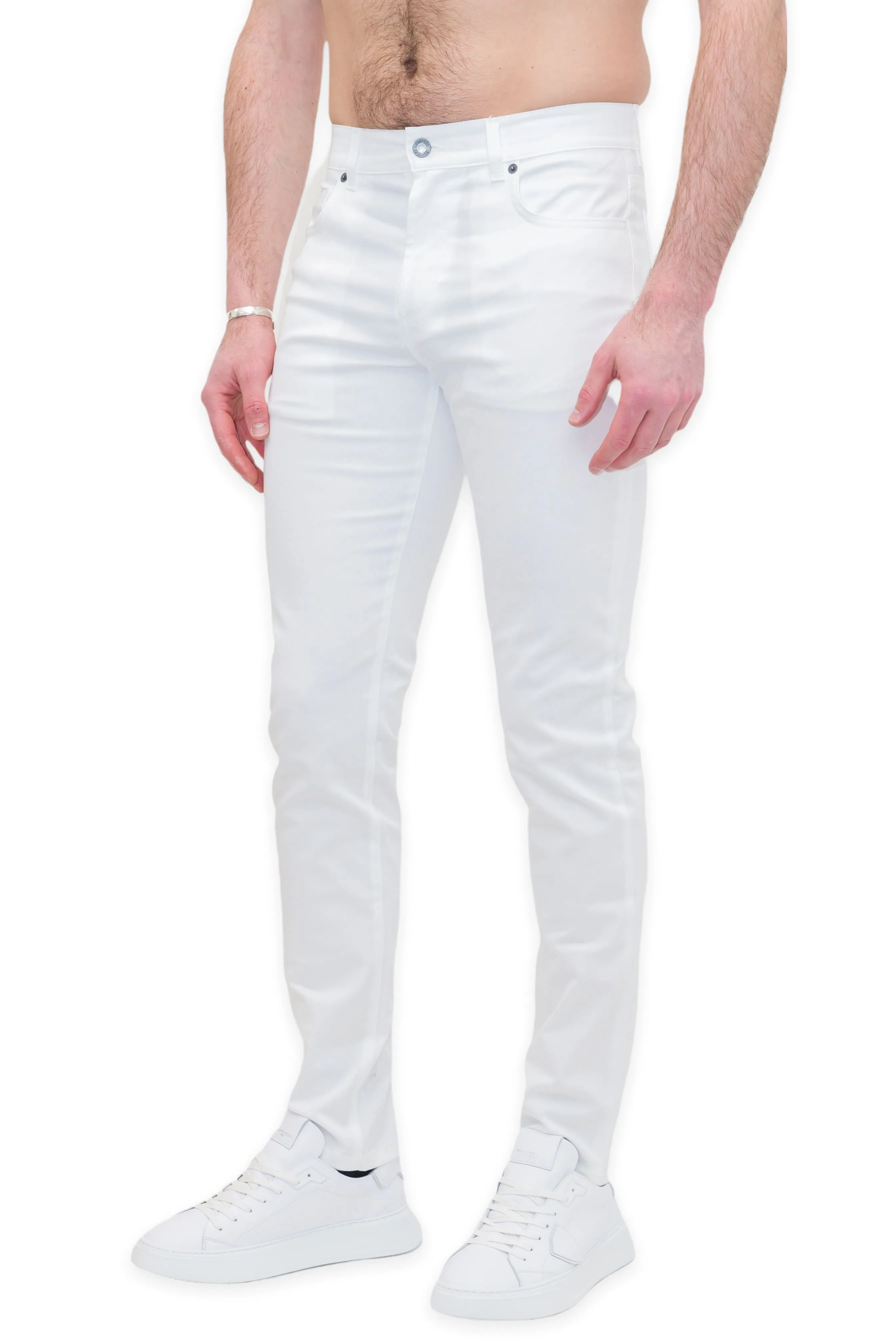 Moschino Logo Patch Slim Fit Jeans
