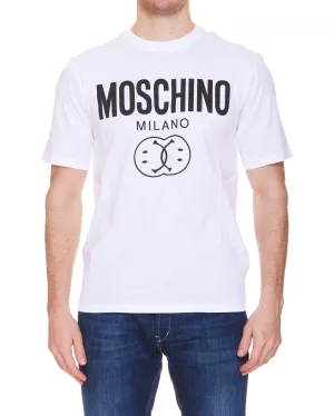 Moschino Logo-Print Crewneck T-Shirt