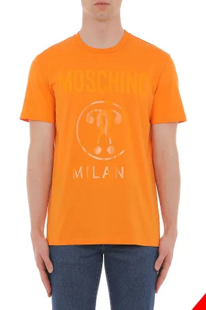 Moschino Logo Print Crewneck T-Shirt