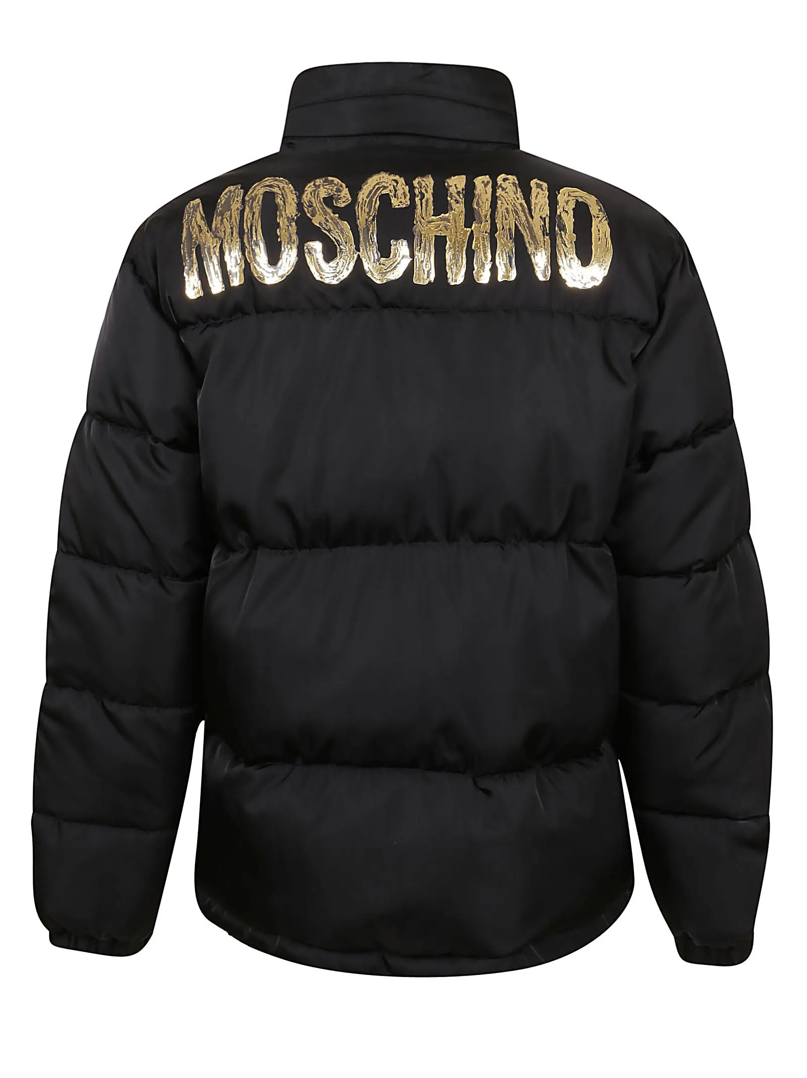 Moschino Logo Print Padded Jacket