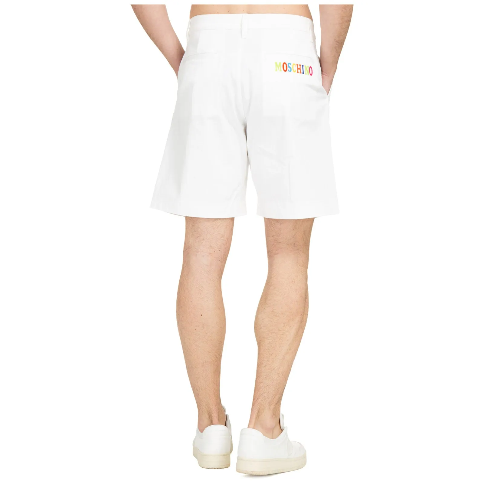 Moschino Logo Printed Bermuda Shorts