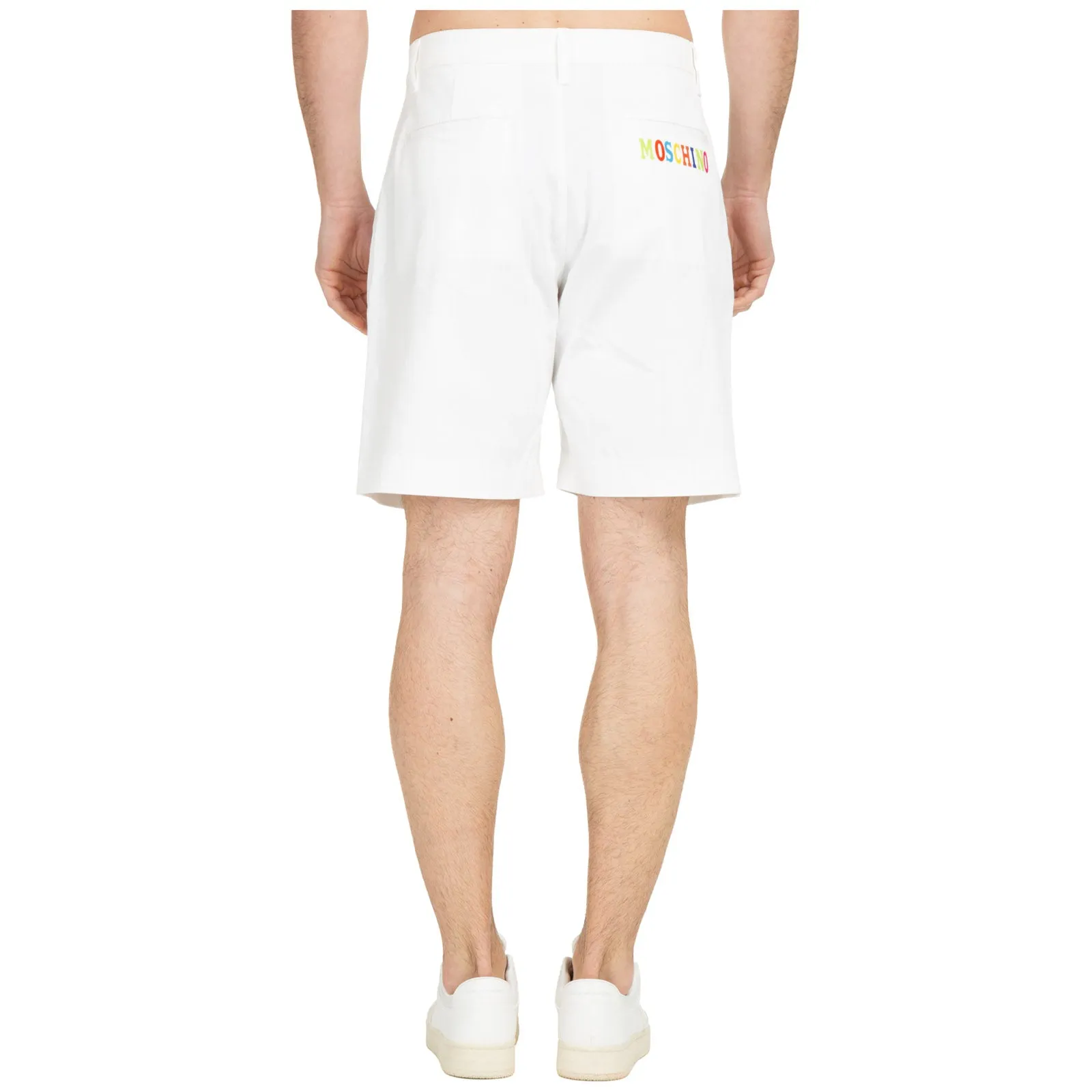 Moschino Logo Printed Bermuda Shorts