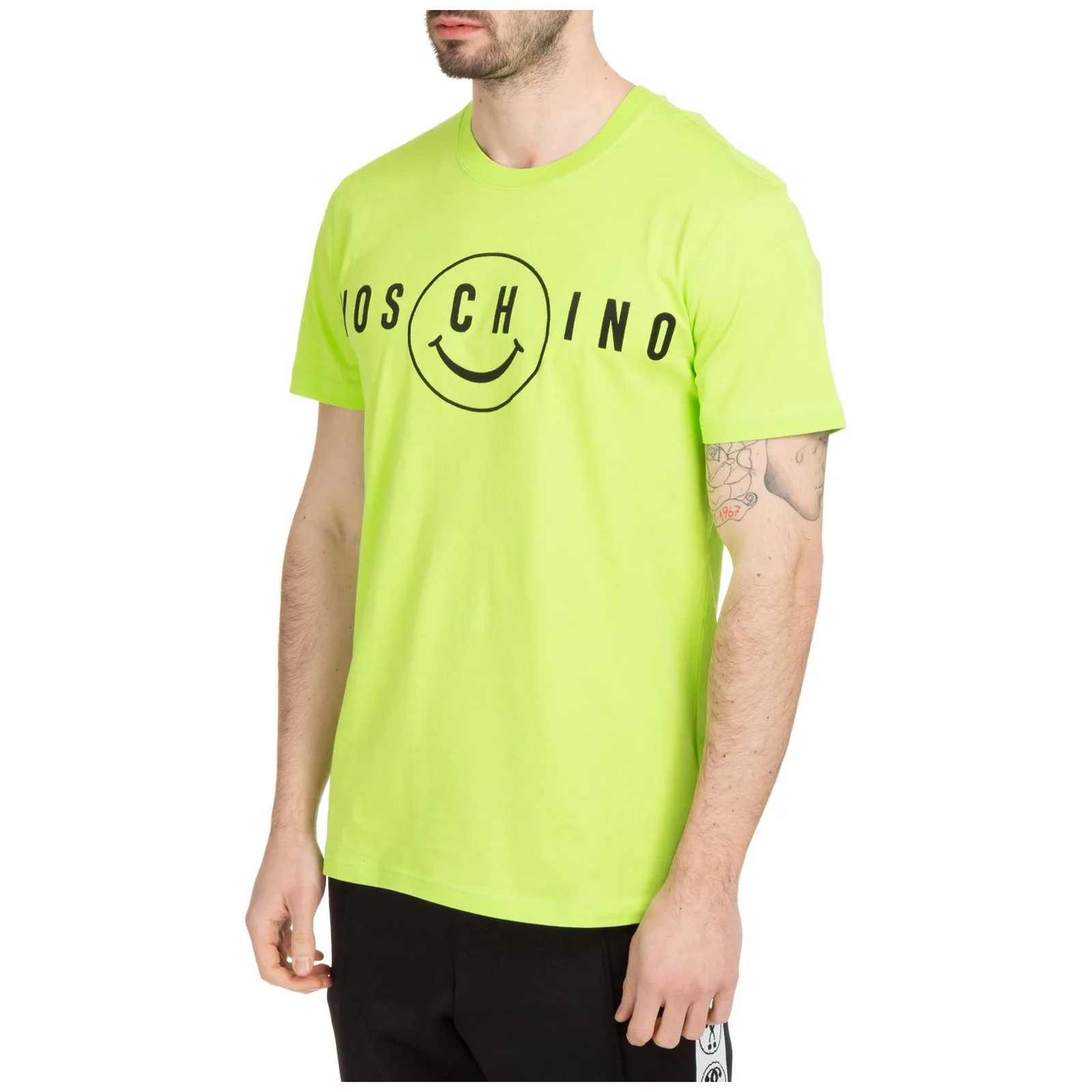 Moschino Logo Printed Crewneck T-Shirt