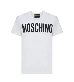 Moschino Logo Printed Crewneck T-Shirt