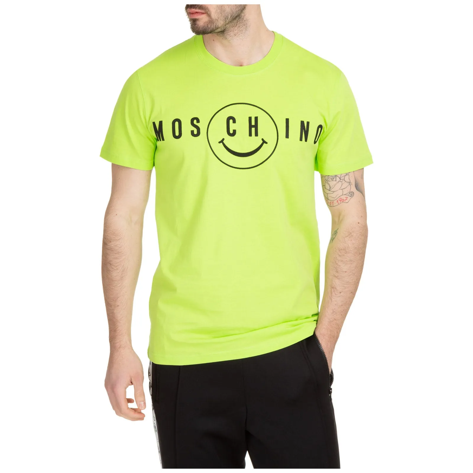 Moschino Logo Printed Crewneck T-Shirt