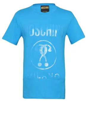Moschino Logo Printed Crewneck T-Shirt