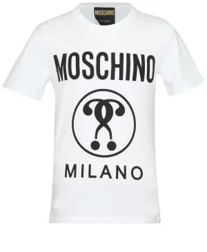 Moschino Logo Printed Crewneck T-Shirt