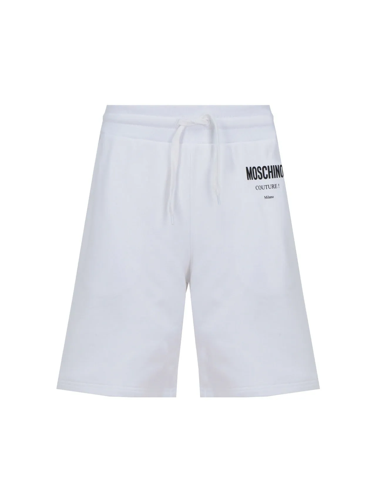 Moschino Logo Printed Drawstring Shorts