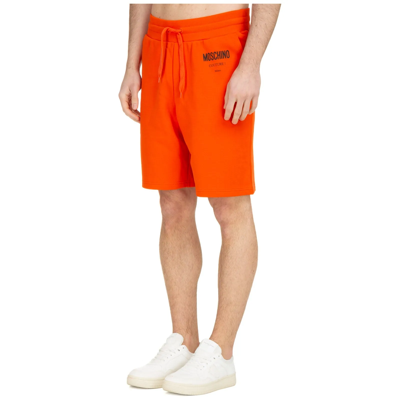 Moschino Logo Printed Drawstring Shorts