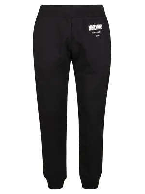 Moschino Logo Printed Elastic Waist Jogging Pants