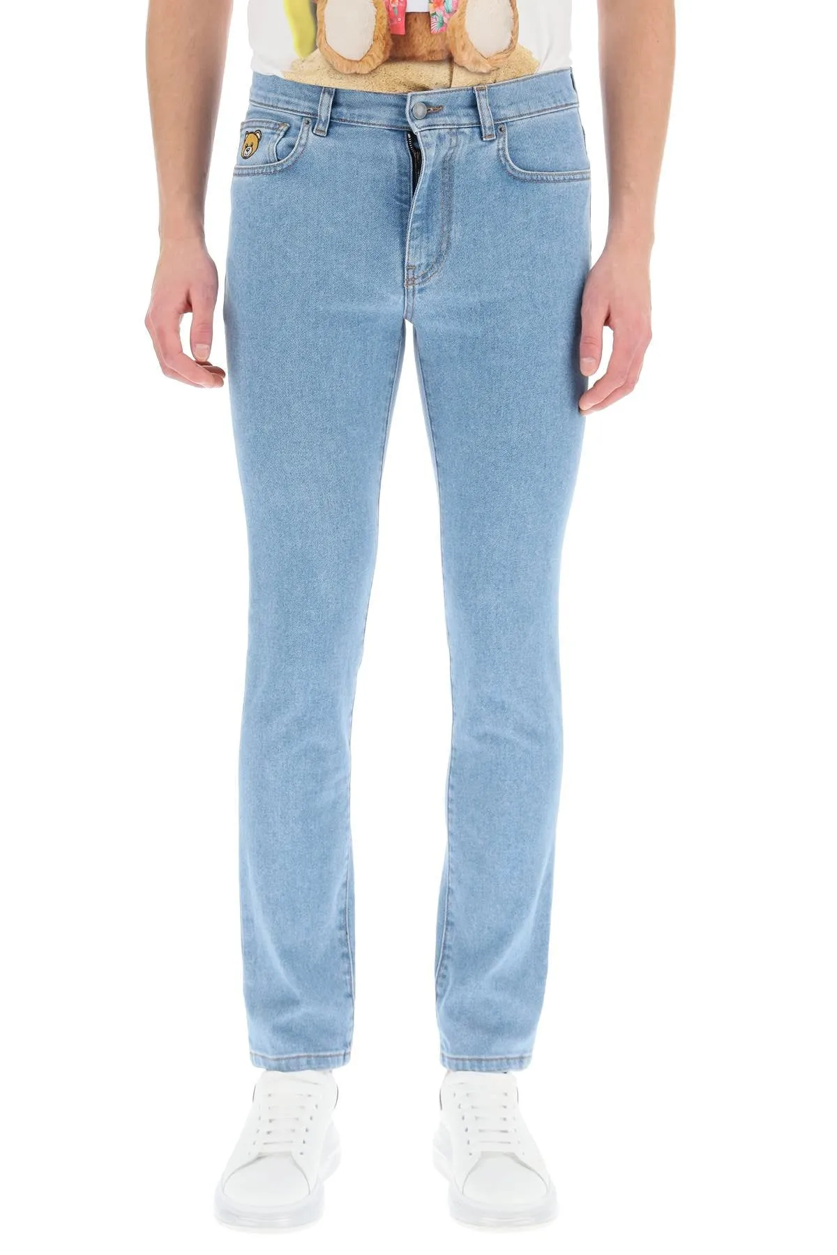 Moschino Mid-Waisted Slim Cut Jeans