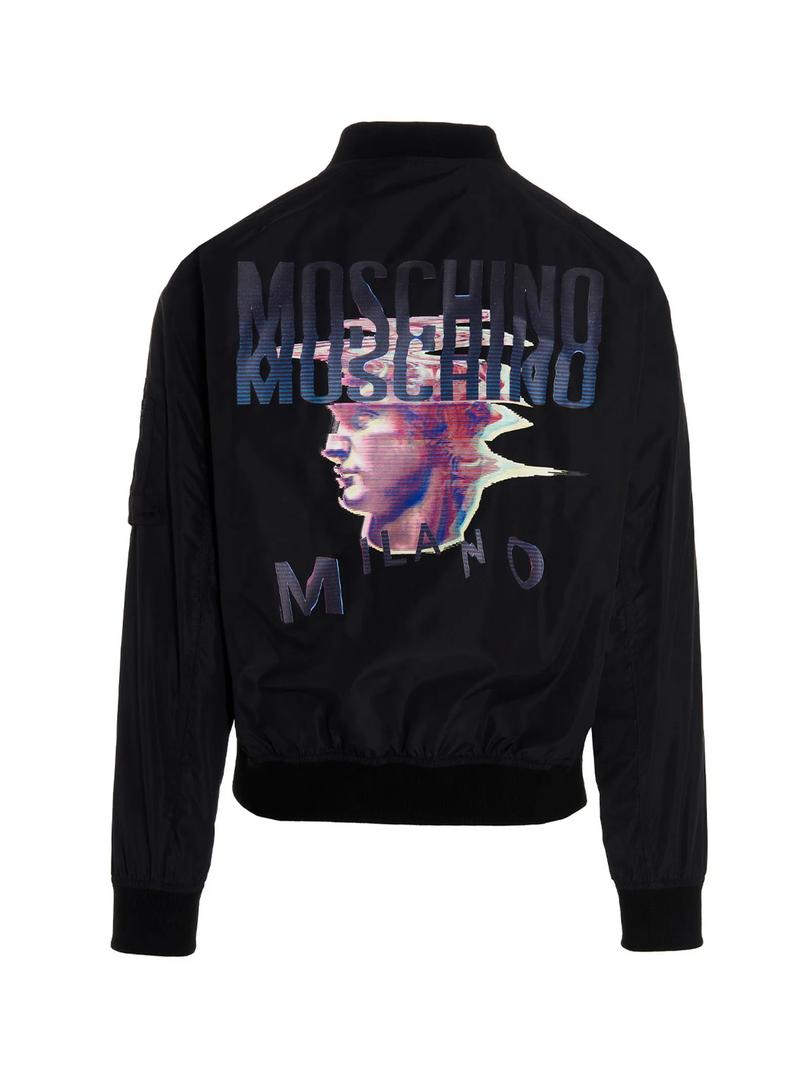 Moschino Optical Bomber Zip Jacket