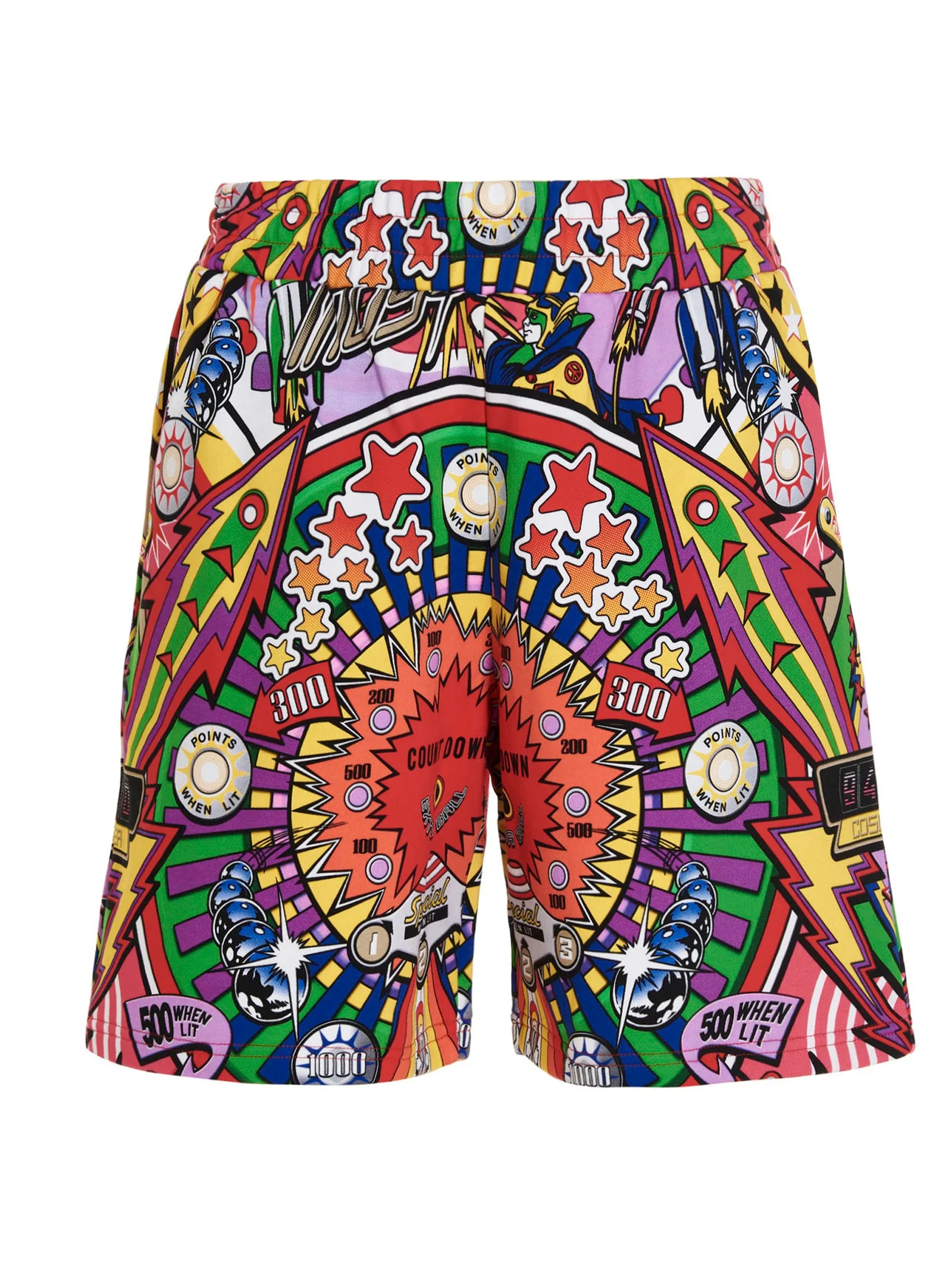 Moschino Pin Ball Graphic Printed Bermuda Shorts