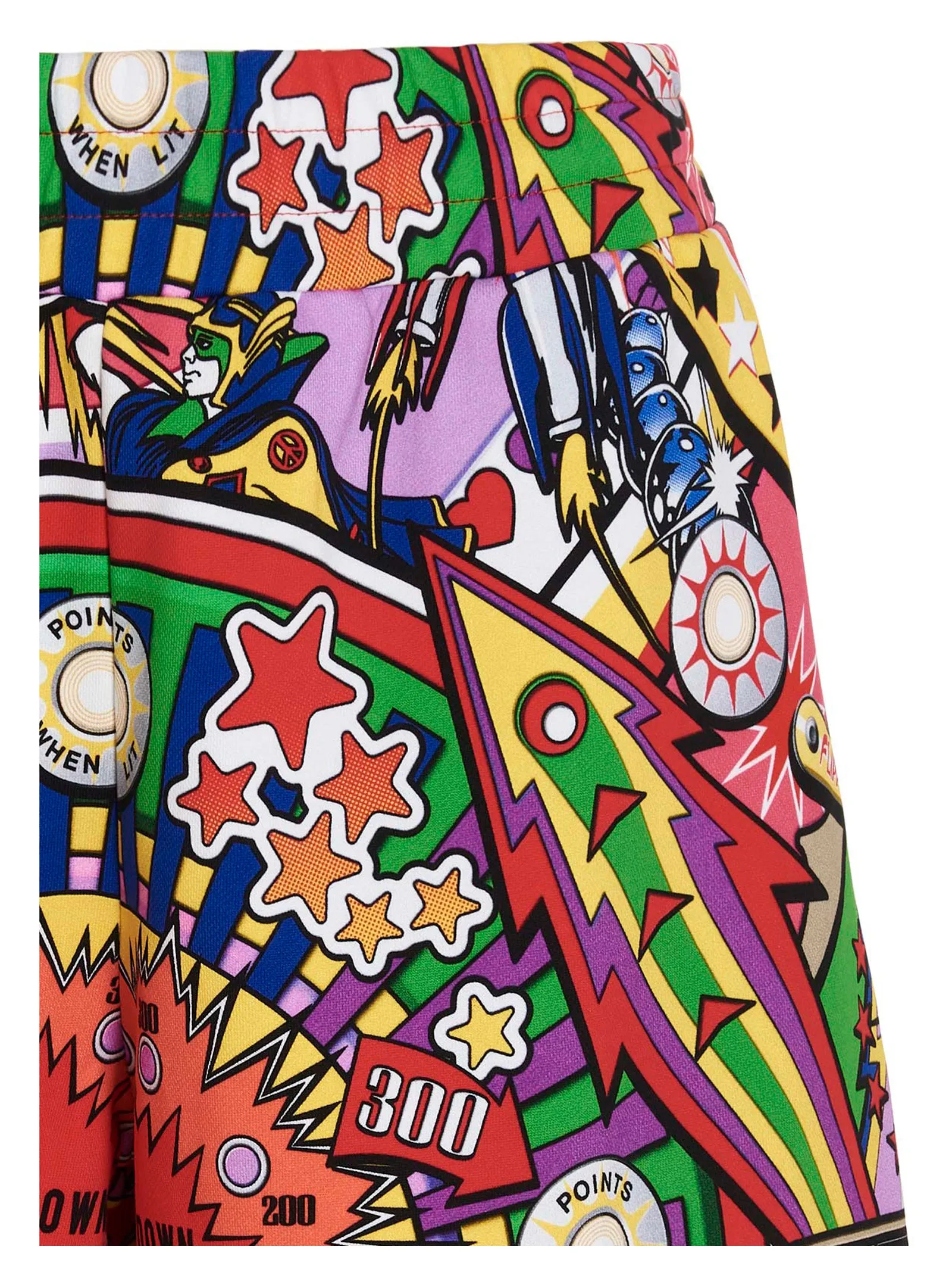 Moschino Pin Ball Graphic Printed Bermuda Shorts