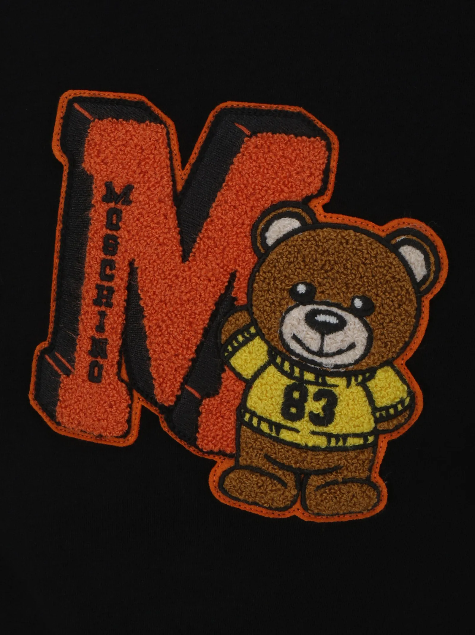 Moschino Teddy Bear Patch Crewneck T-Shirt