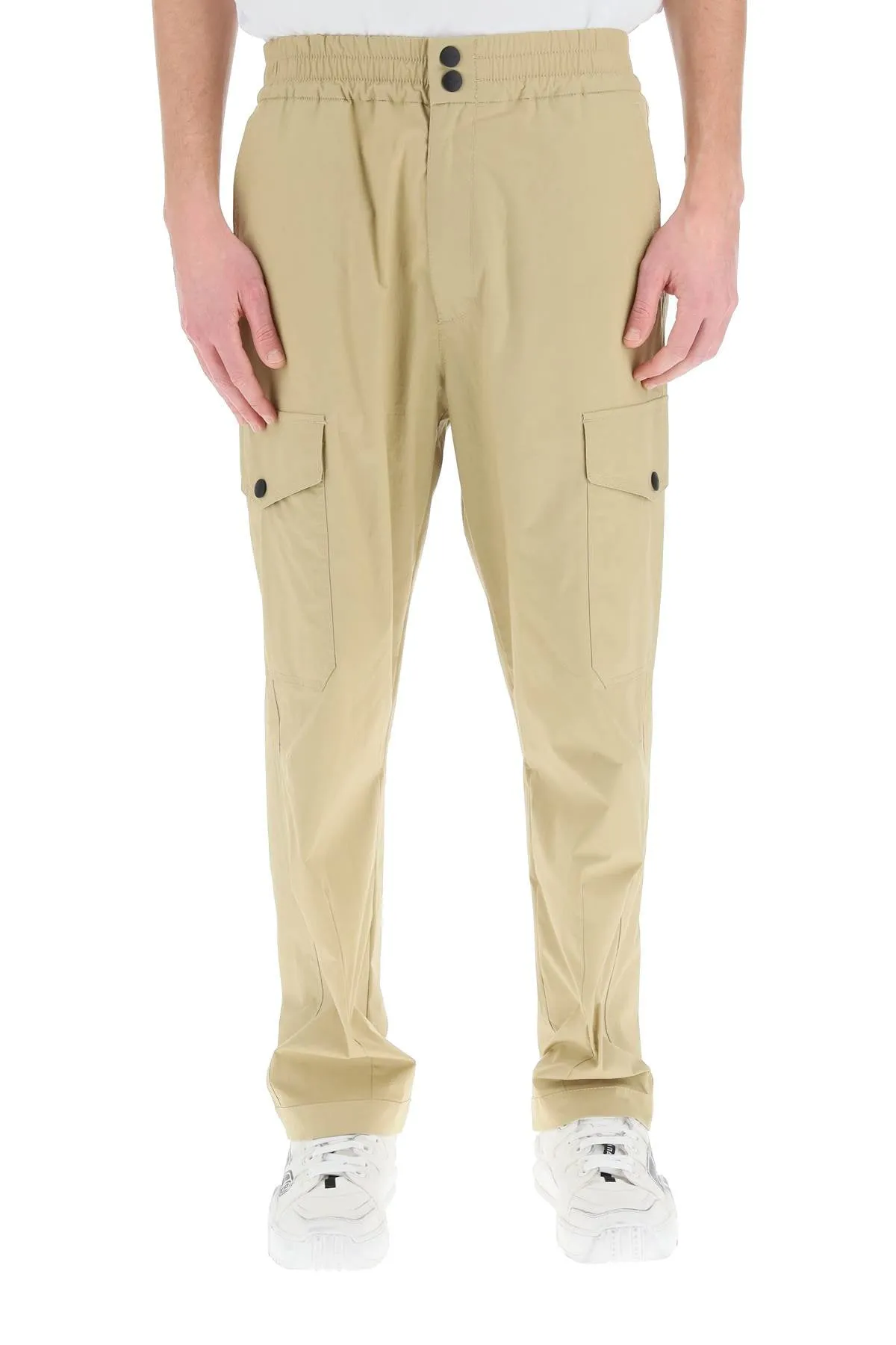 MSGM Buttoned Straight Leg Cargo Pants