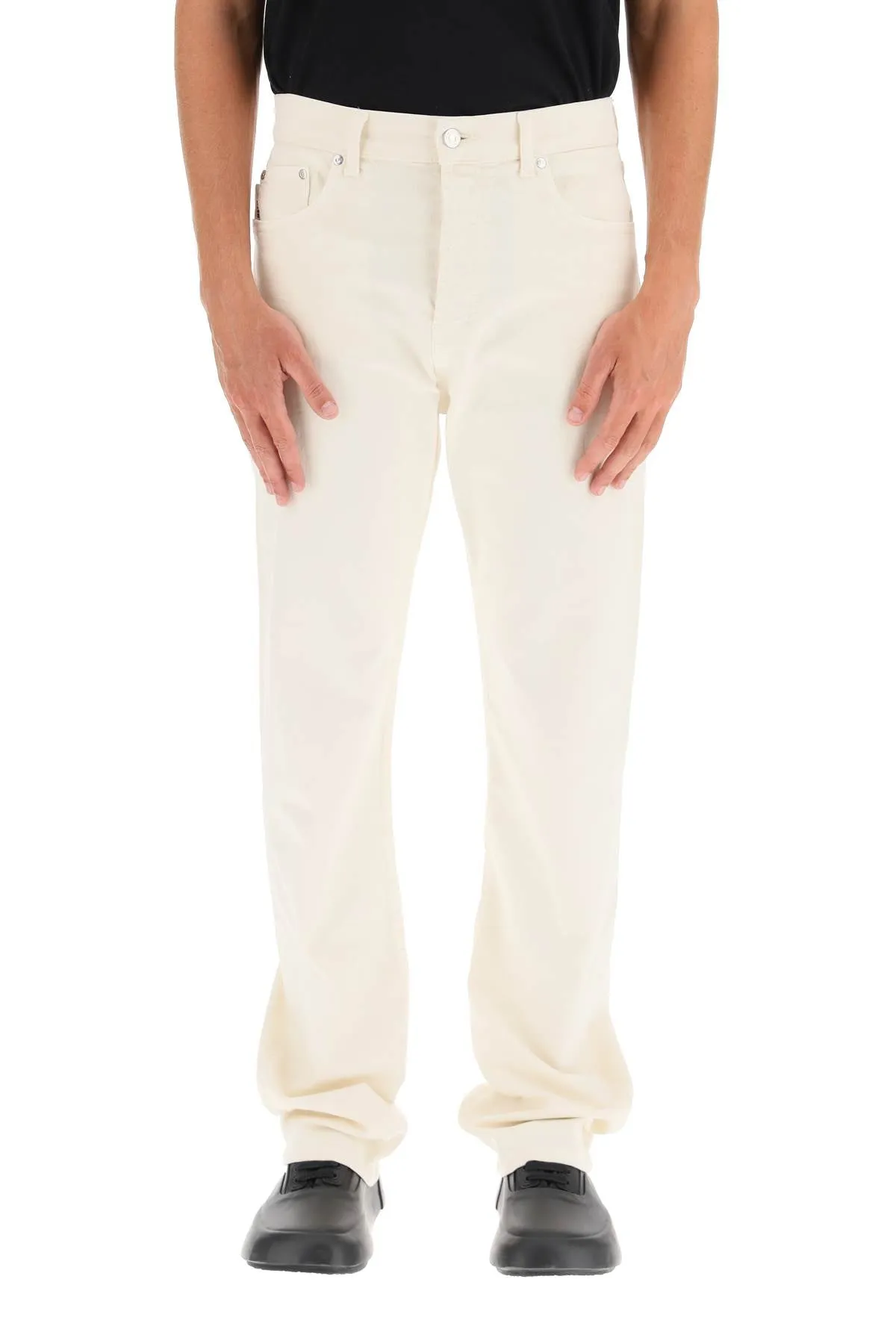 MSGM High Rise Straight-Leg Jeans