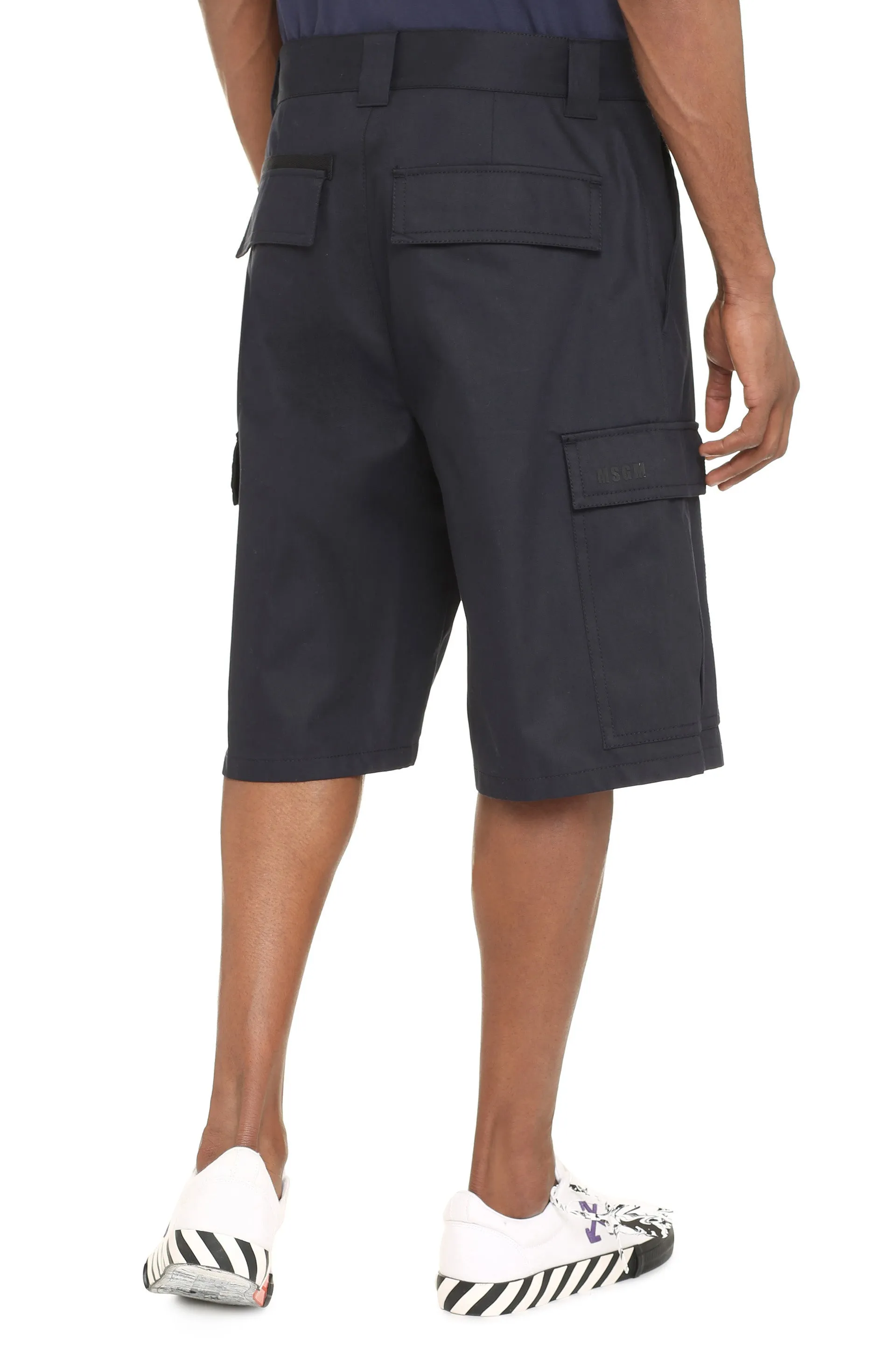 MSGM Knee-Length Cargo Shorts