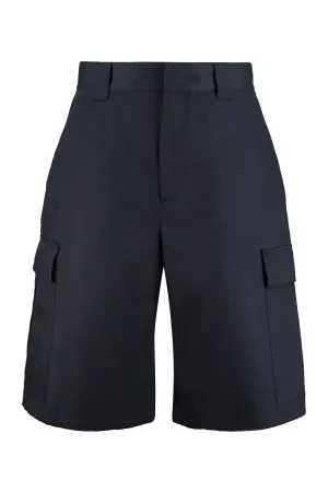 MSGM Knee-Length Cargo Shorts