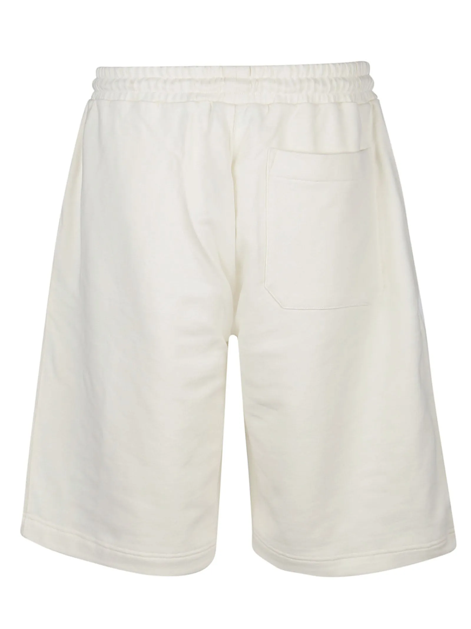 MSGM Logo Embossed Drawstring Track Shorts