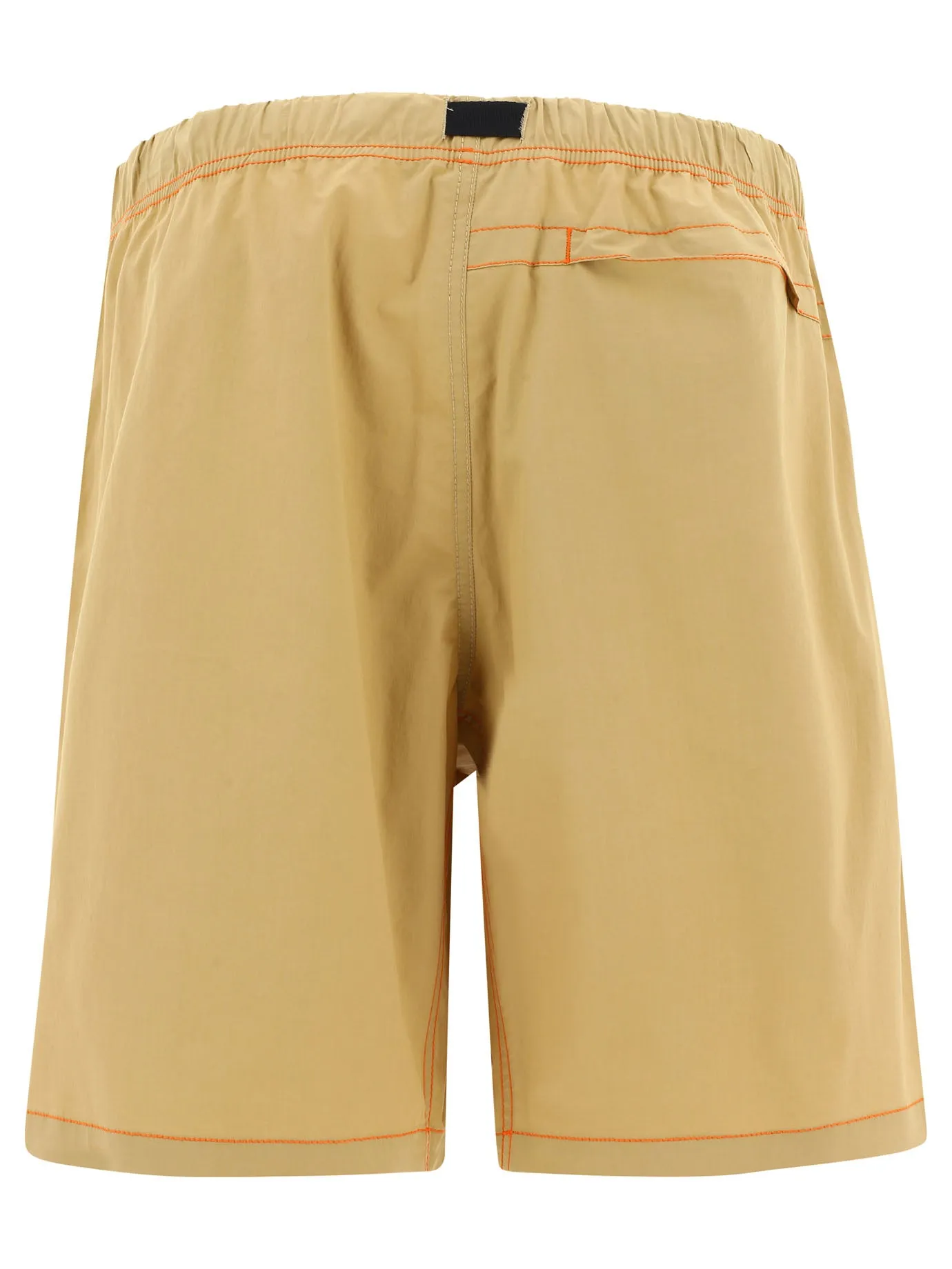 MSGM Logo Embroidered Drawstring Waistband Shorts